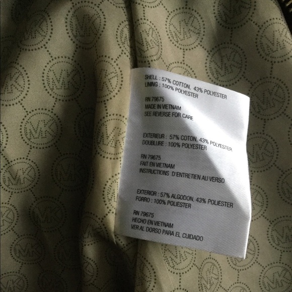 MICHAEL Michael Kors Rain wind coat with hood - Picture 7 of 7